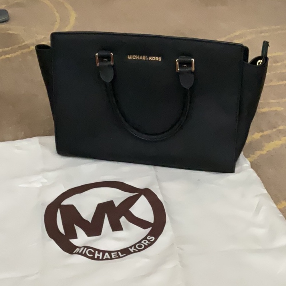 Michael Kors Black Saffiano Leather Tote